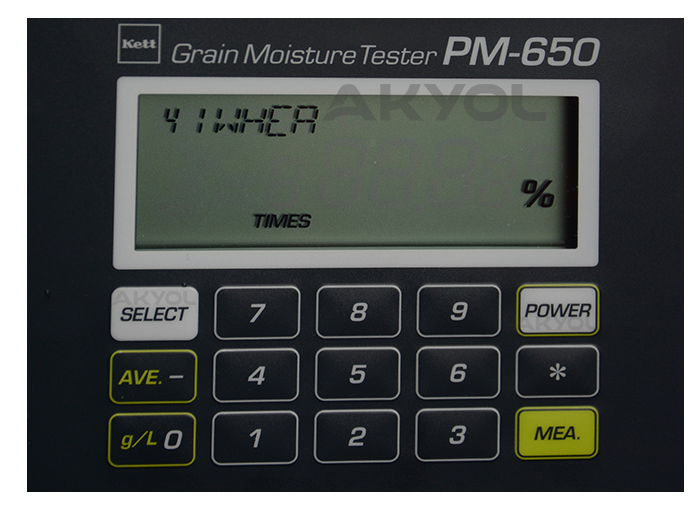 PM 650 Grain Moisture and Hectoliter Meter